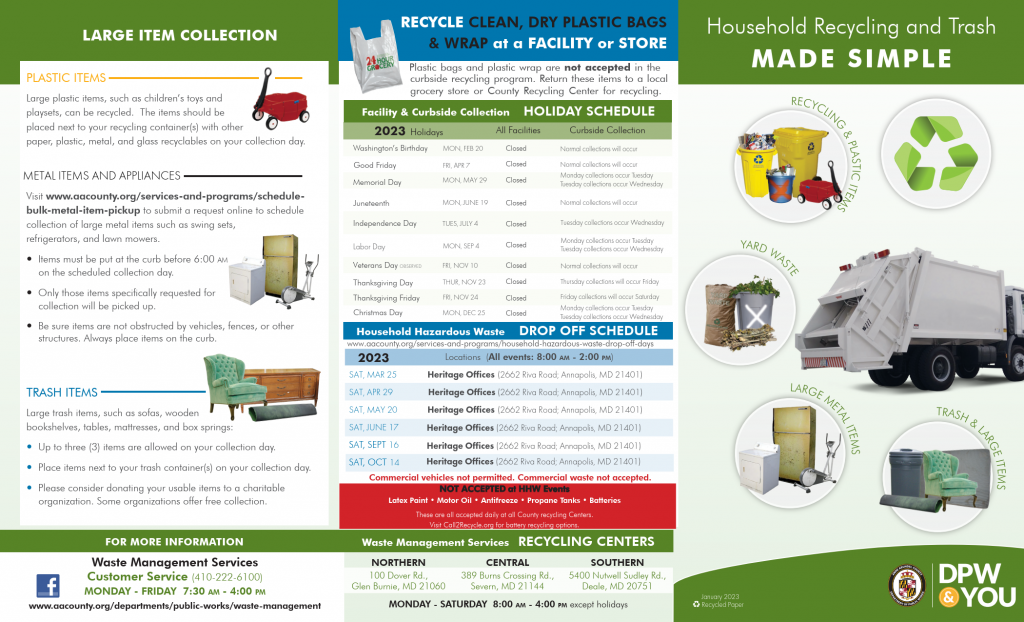 Household Recycling and Trash Made Simple - Page 1